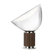 Lampe de table design en métal bronze Taccia - Flos