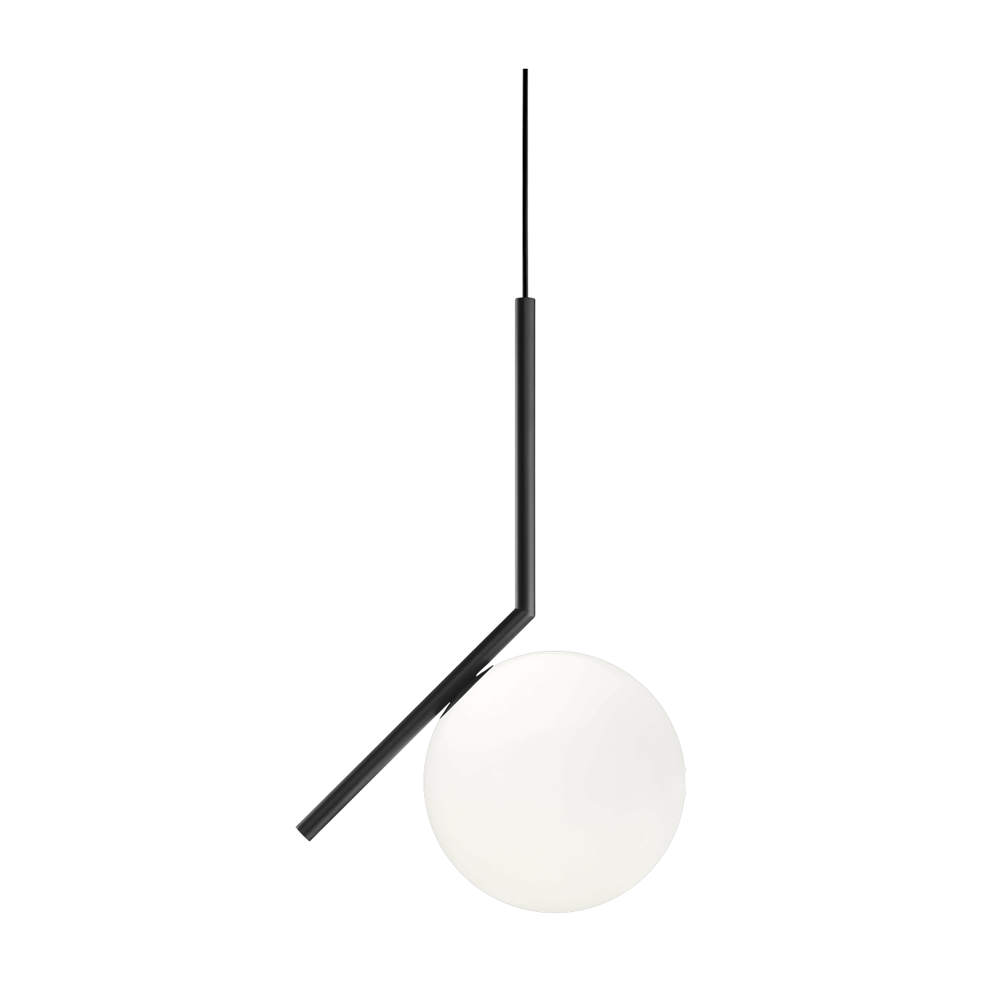 Lámpara colgante design en acero negro 317 cm IC - Flos