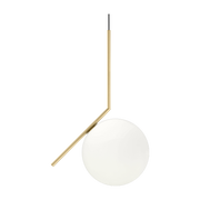 Suspension lamp design in satin-finish brass 340 cm IC - Flos