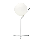 Tall table lamp design in chrome-plated steel IC - Flos