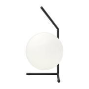 Niedrige Tischleuchte design aus schwarzem Stahl IC - -. Flos