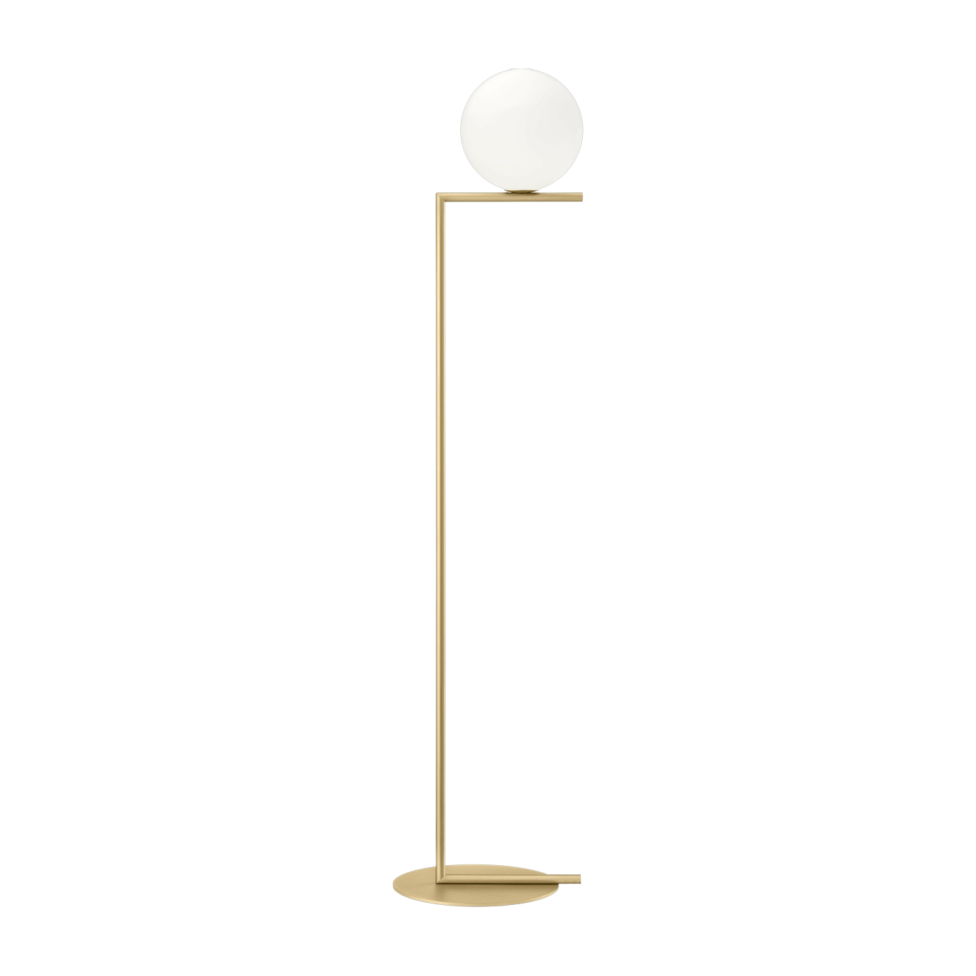 Lámpara de pie design de latón satinado 135 cm IC - Flos