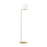 Lampada da terra design in ottone satinato 135 cm IC - Flos