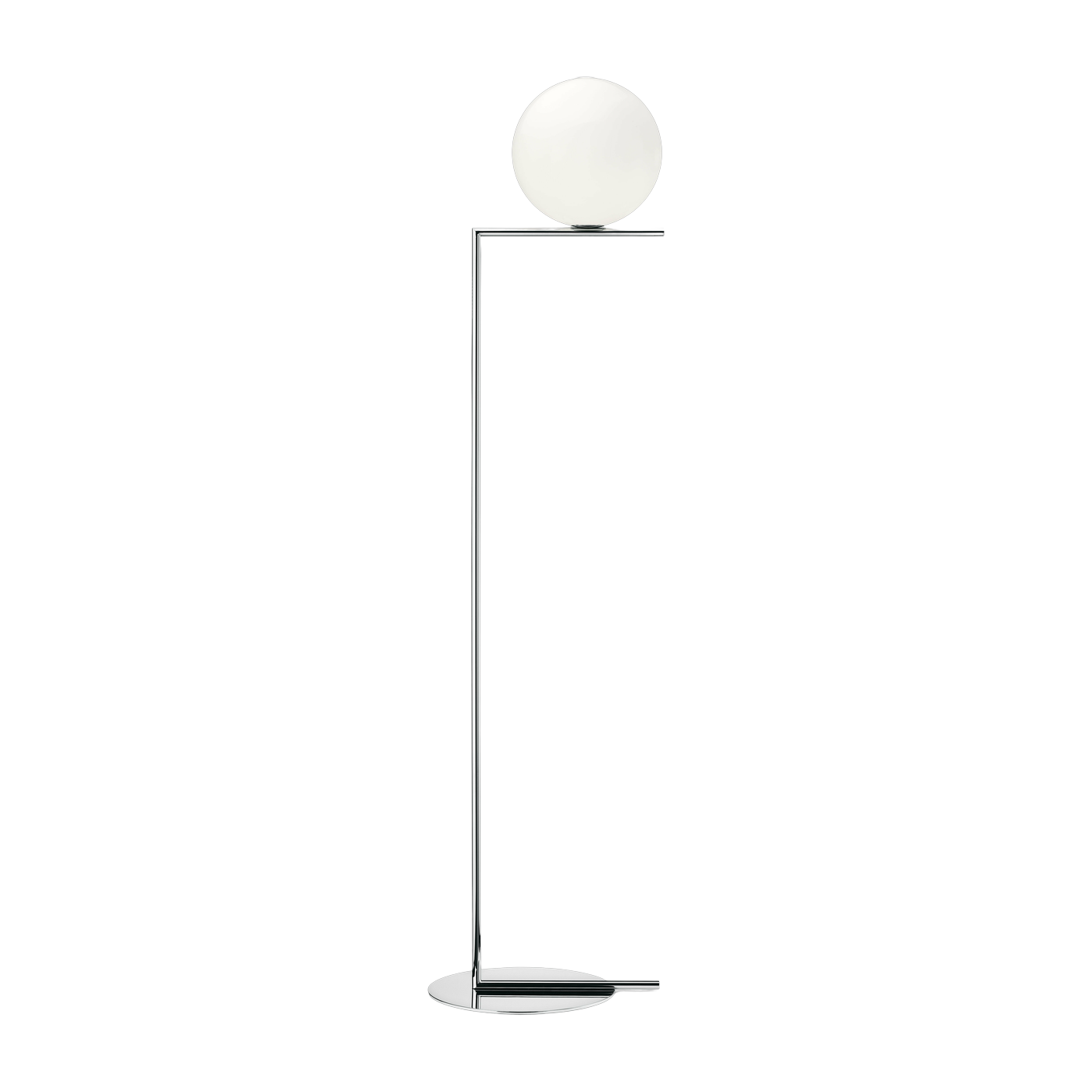 Lampadaire design en acier chromé 185 cm IC - Flos