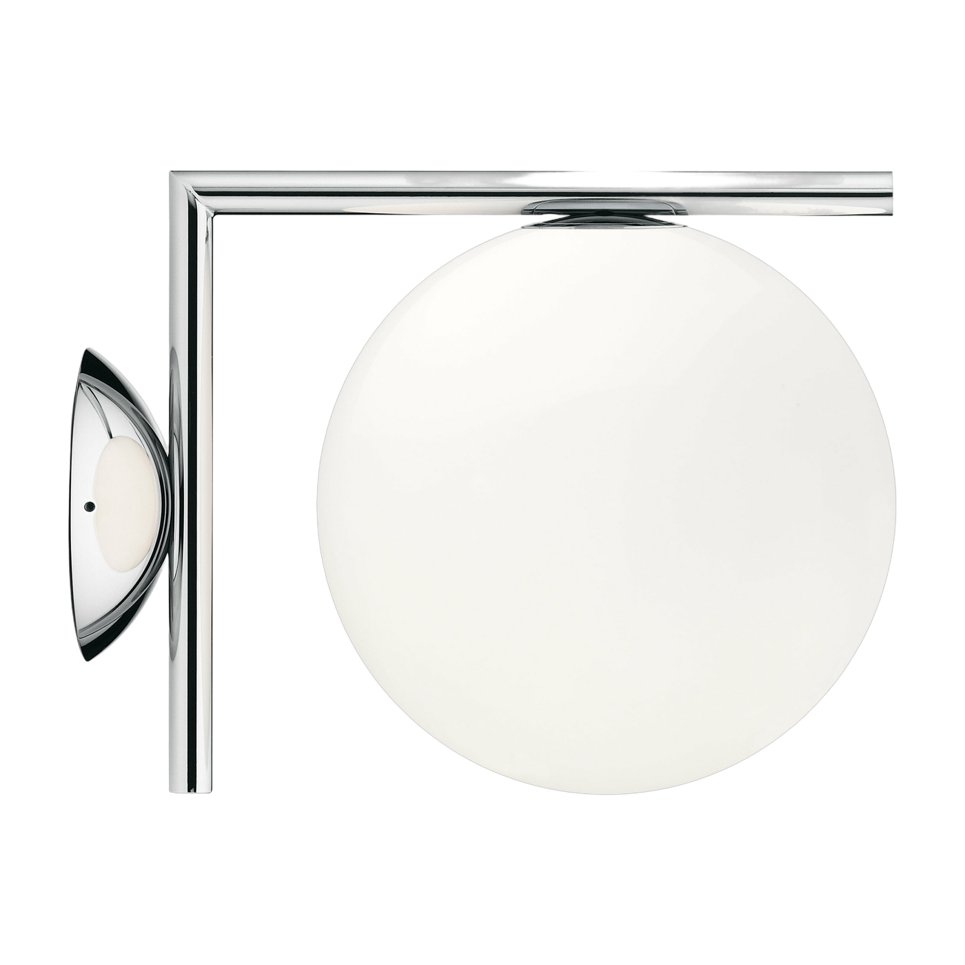 Applique design en acier chromé 20 cm IC - Flos