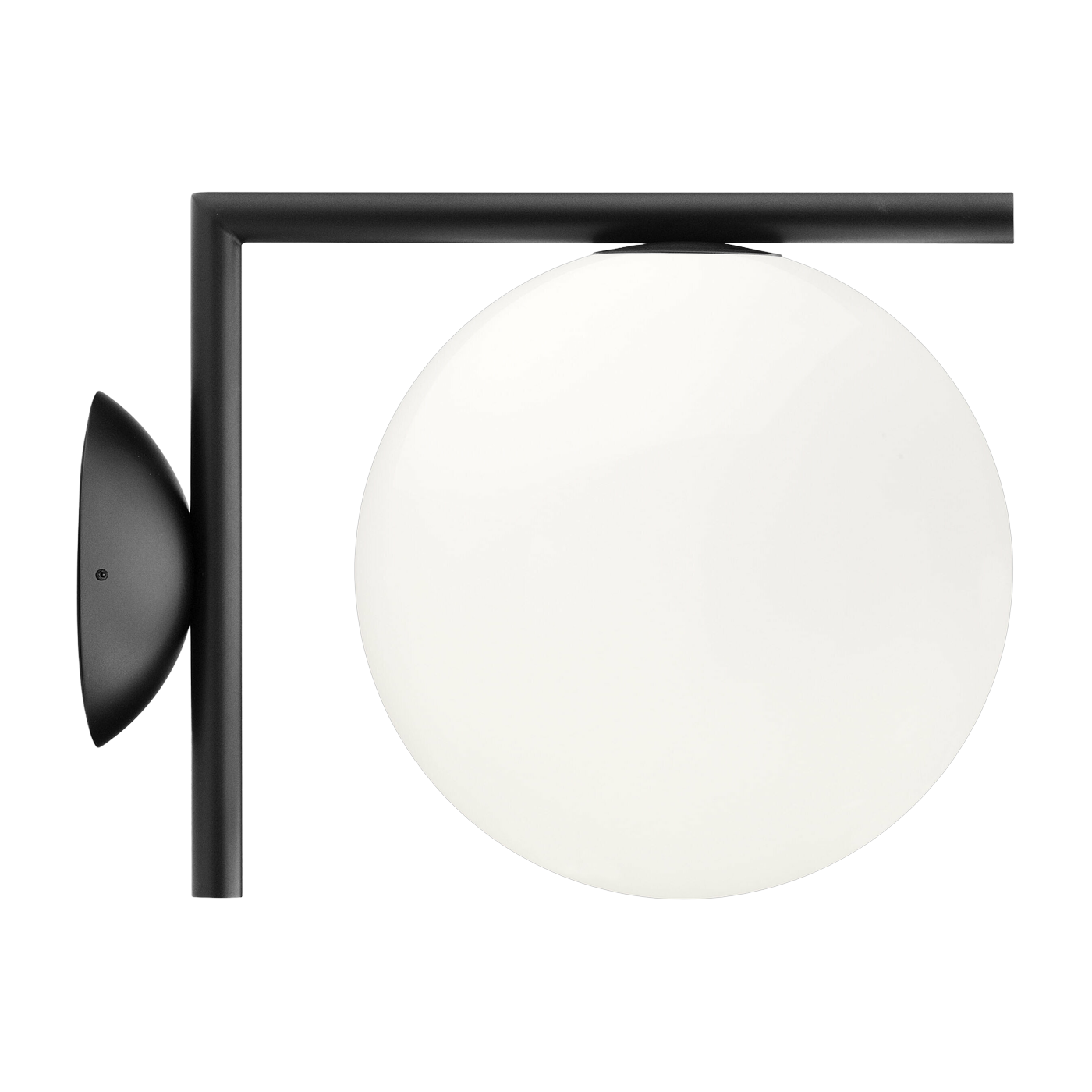 Applique design en acier noir 20 cm IC - Flos