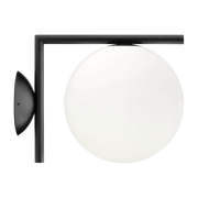 Wandleuchte design aus schwarzem Stahl 20 cm IC -. Flos