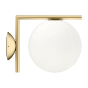 Lámpara de pared design latón satinado 20 cm IC - Flos