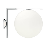 Applique design en acier chromé 30 cm IC - Flos