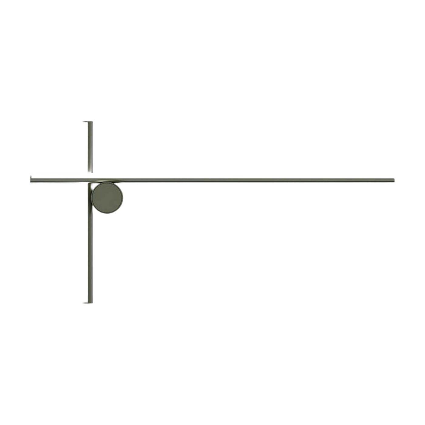 Appliques design en acier argenté w2 Coordinates - Flos