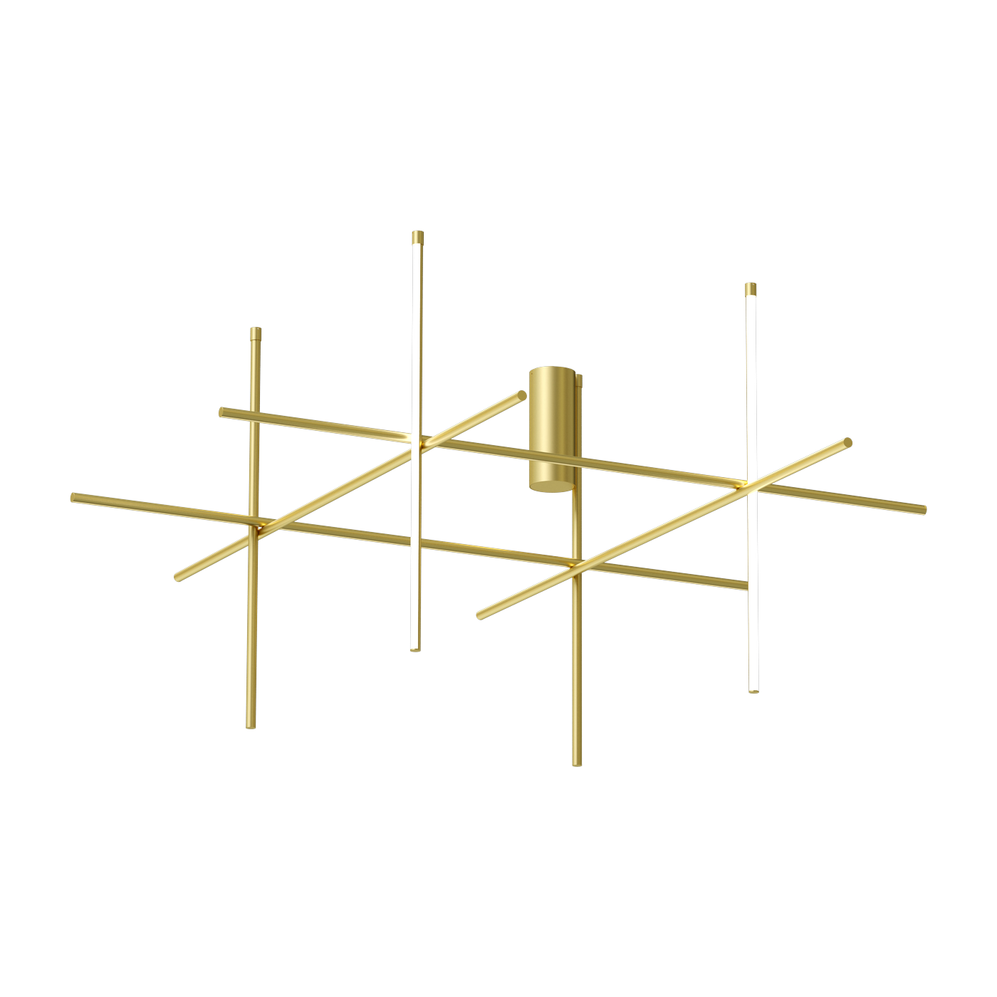 Plafonnier design en acier anodisé champagne 95 cm c4 Coordinates - Flos