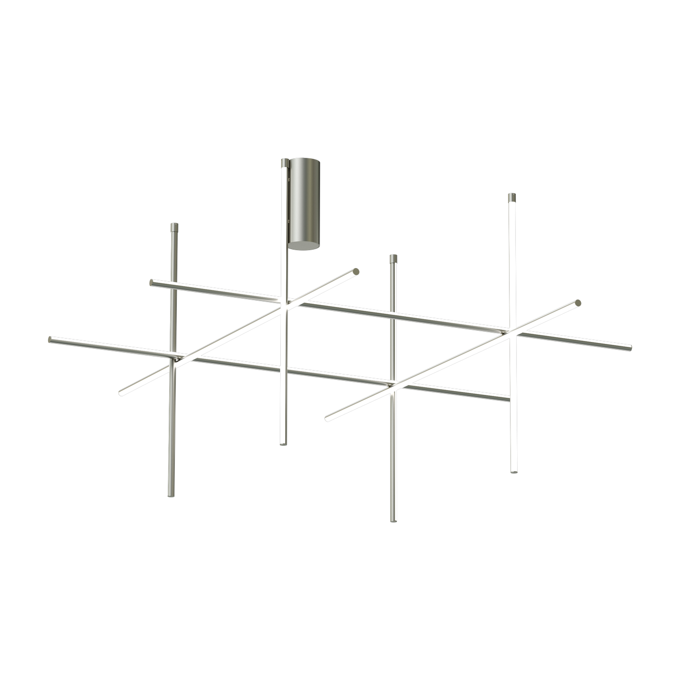 Plafonnier design en acier argenté 95 cm c4 Coordinates - Flos