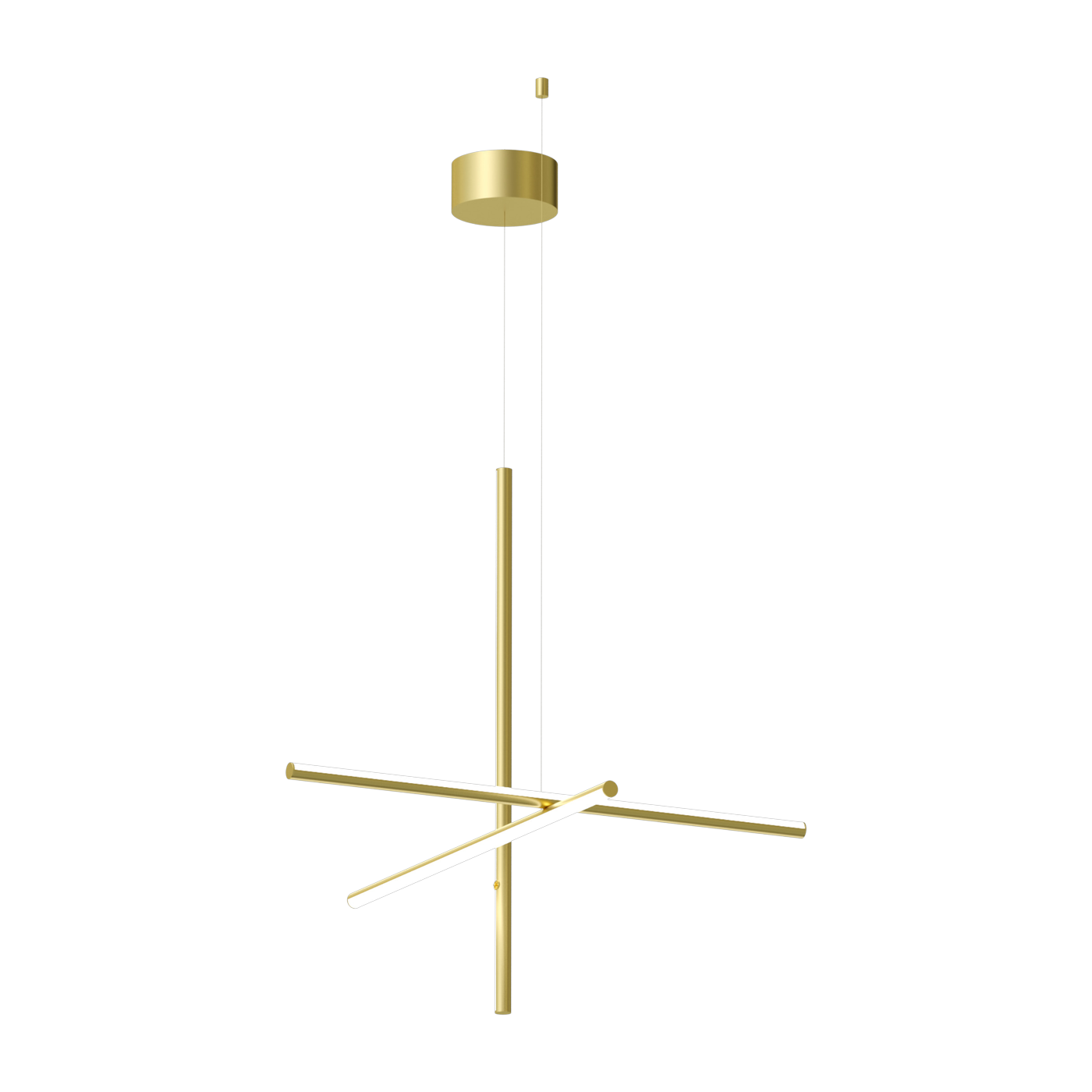 Suspension design en acier anodisé champagne s1 Coordinates - Flos