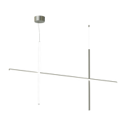 Suspension design en acier argenté s2 Coordinates - Flos