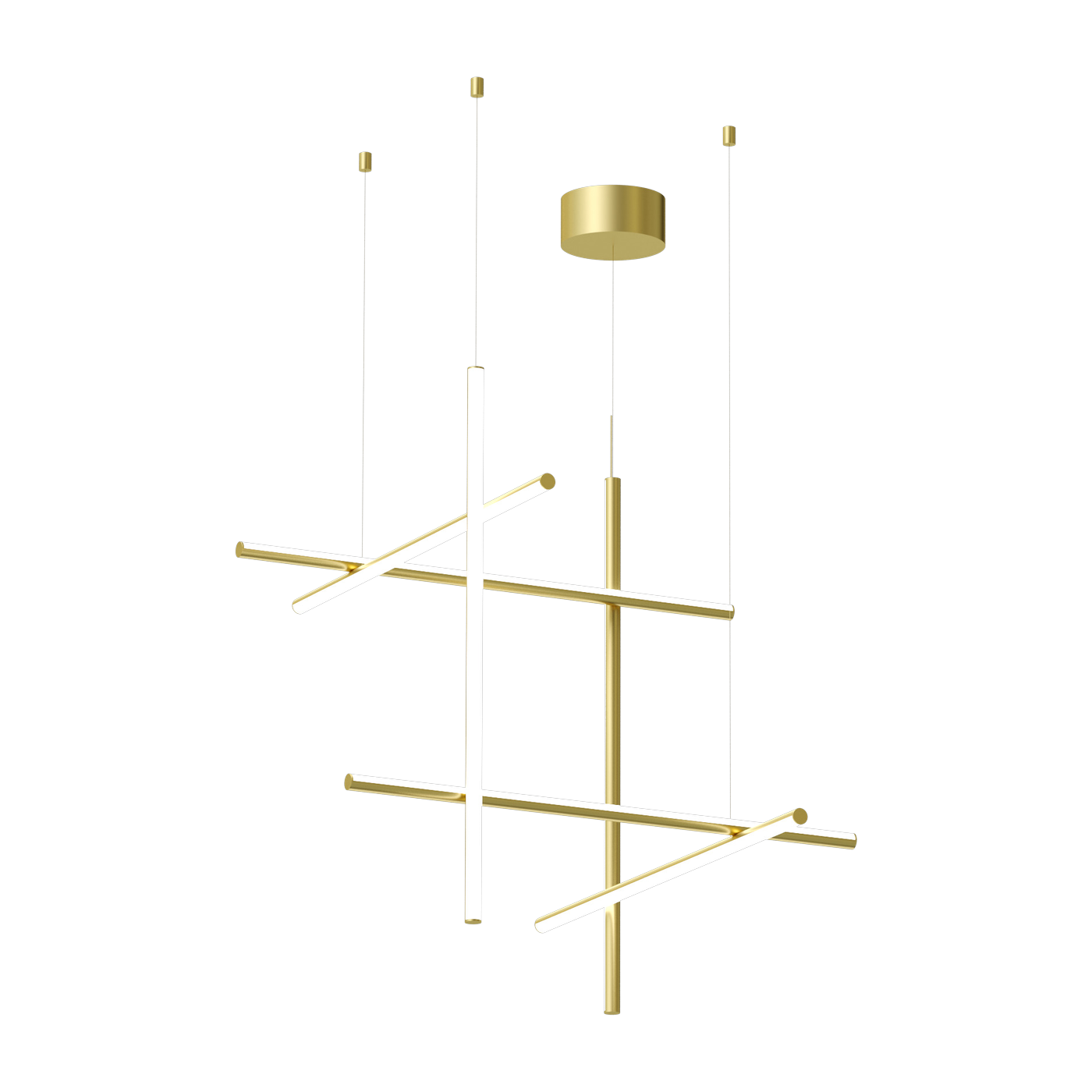 Lámpara colgante design de acero anodizado champagne s3 Coordinates - Flos