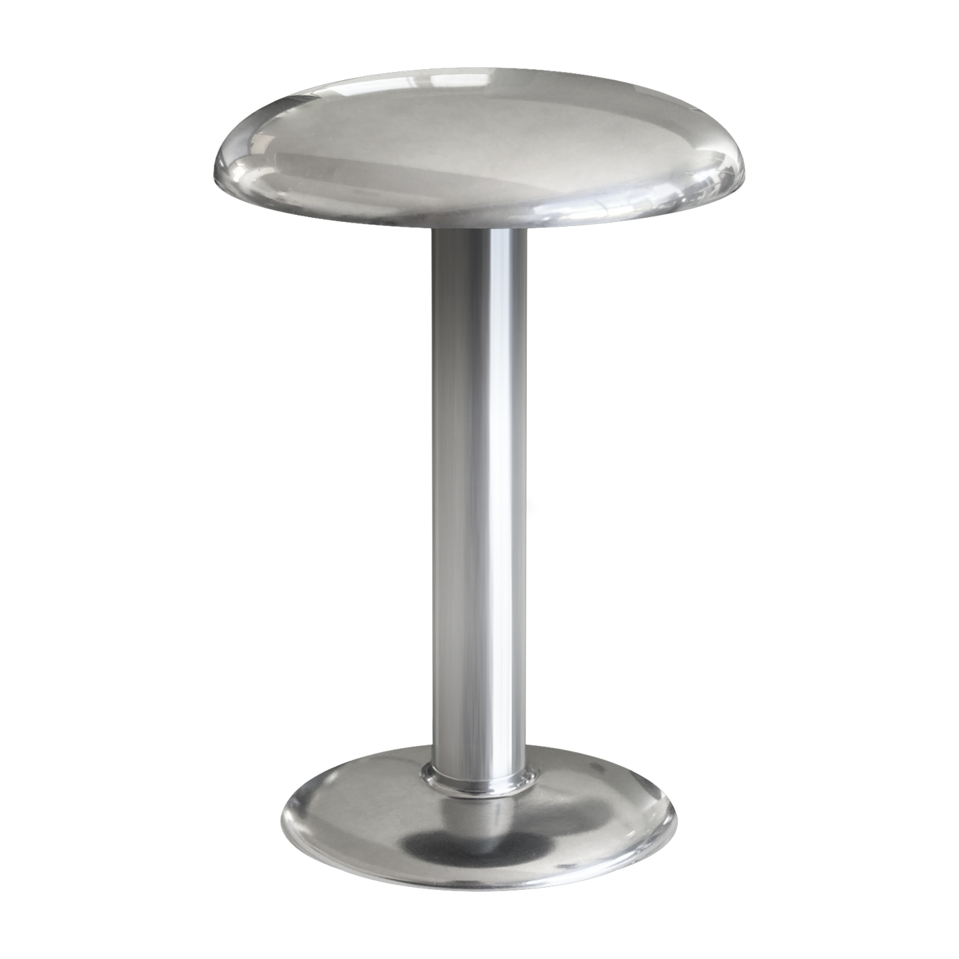 Lámpara de mesa portátil design cromo Gustave - Flos