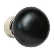 Pomo de porcelana 3cm - negro Merigous
