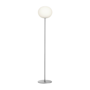 Stehleuchte design aus Opalglas und versilbertem Stahl 40 x 185 cm Glo-Ball -. Flos