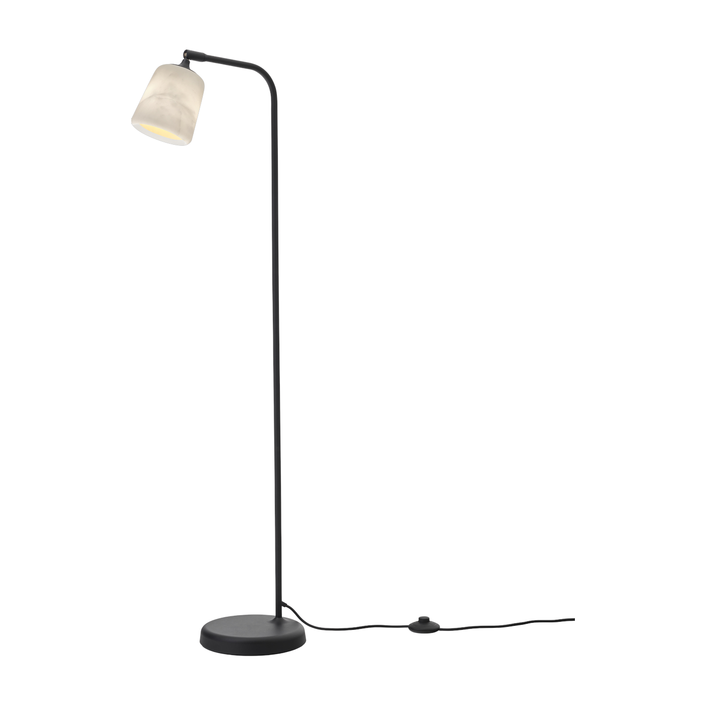 Lampadaire en marbre blanc 125 cm Material - New Works