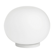 Petite lampe de table design en verre opalin 11,2 x 9 cm Glo-Ball - Flos