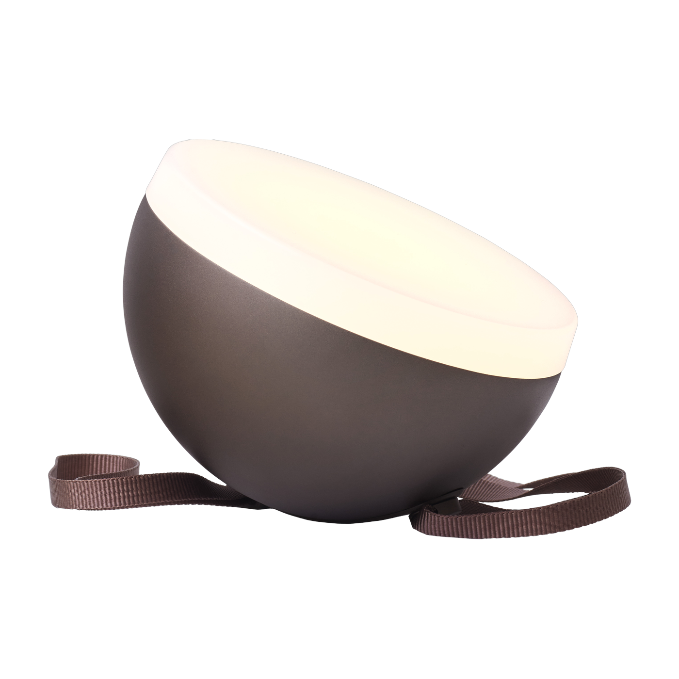 Lampe portable en aluminium bronze Sphere adventure - New works