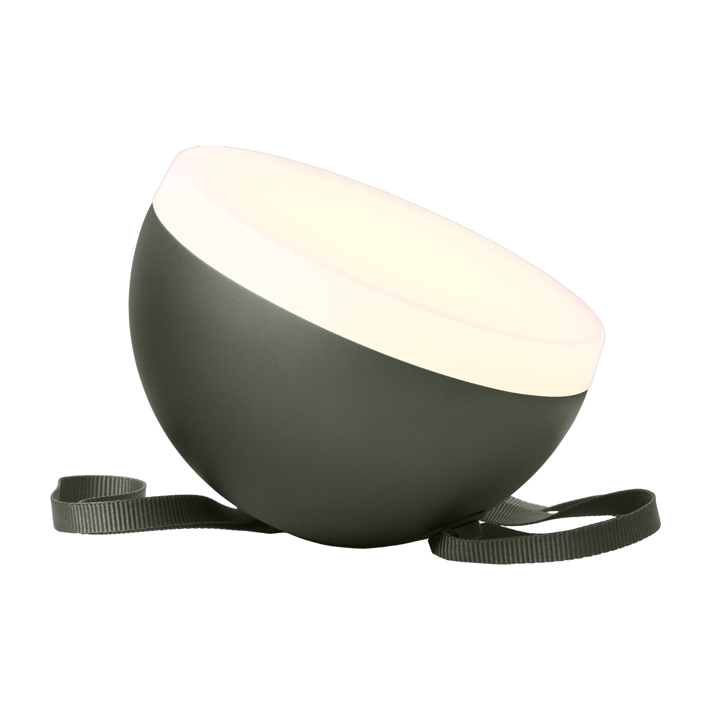 Lámpara portátil de aluminio verde Sphere adventure - New works