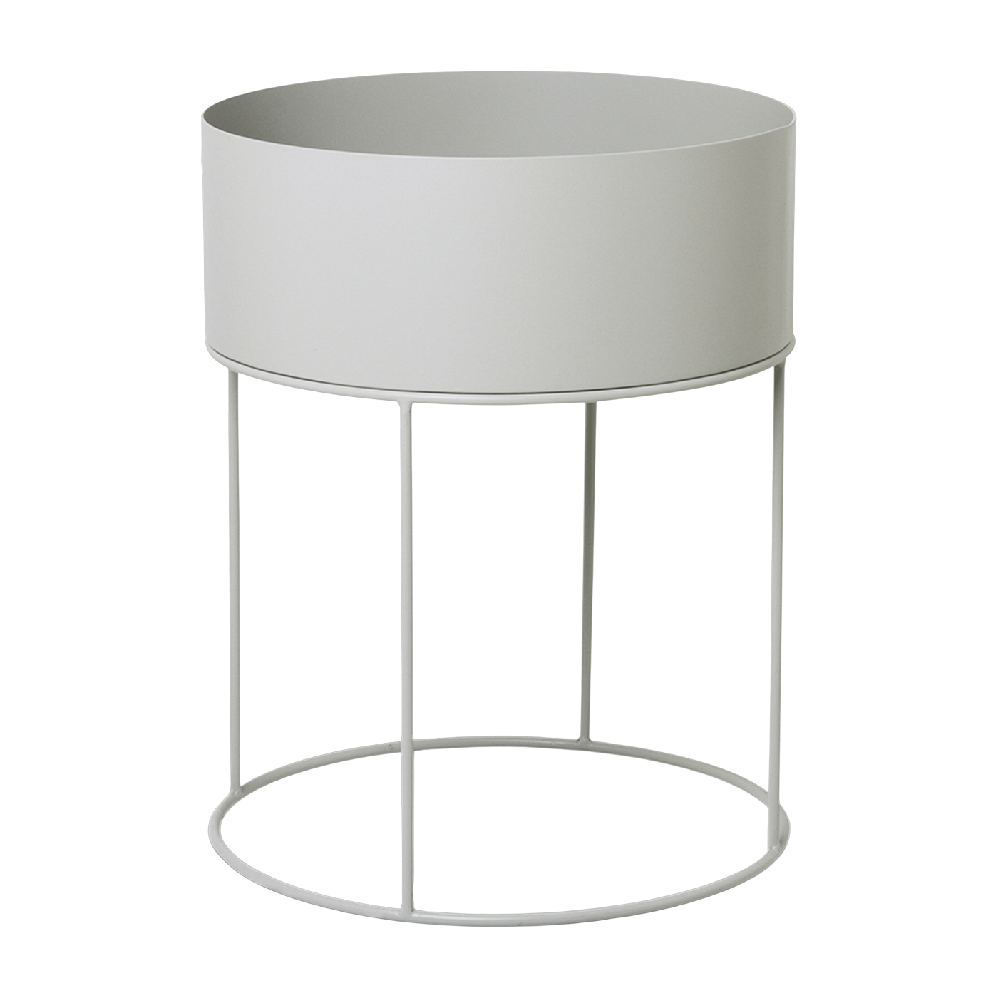 Jardinera de acero blanco 40 x 50 cm Plant Box - Ferm living
