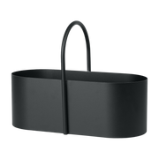 Black galvanized iron storage box 35 x 26 x 17 cm Grib - Ferm living