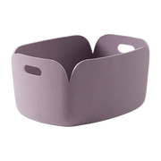 Rectangular basket lila Restore - Muuto