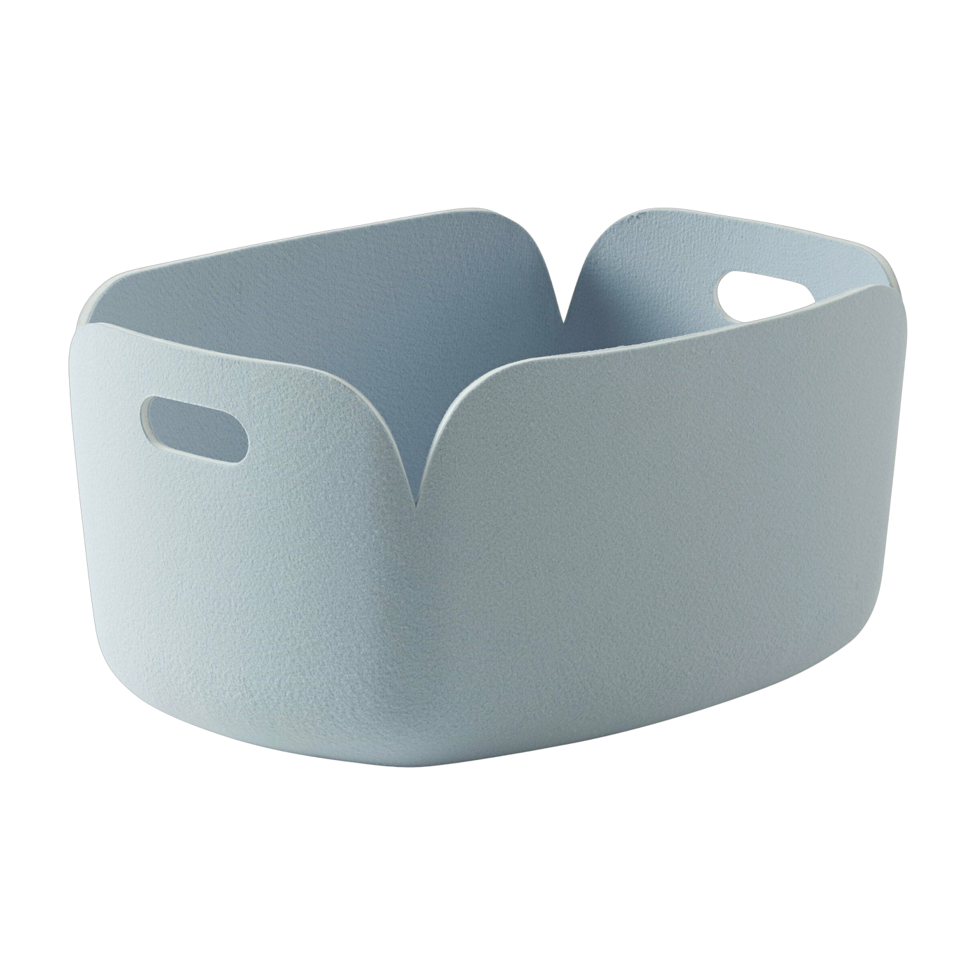 Light blue rectangular basket Restore - Muuto