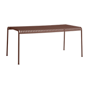 Palissade large red metal table - HAY