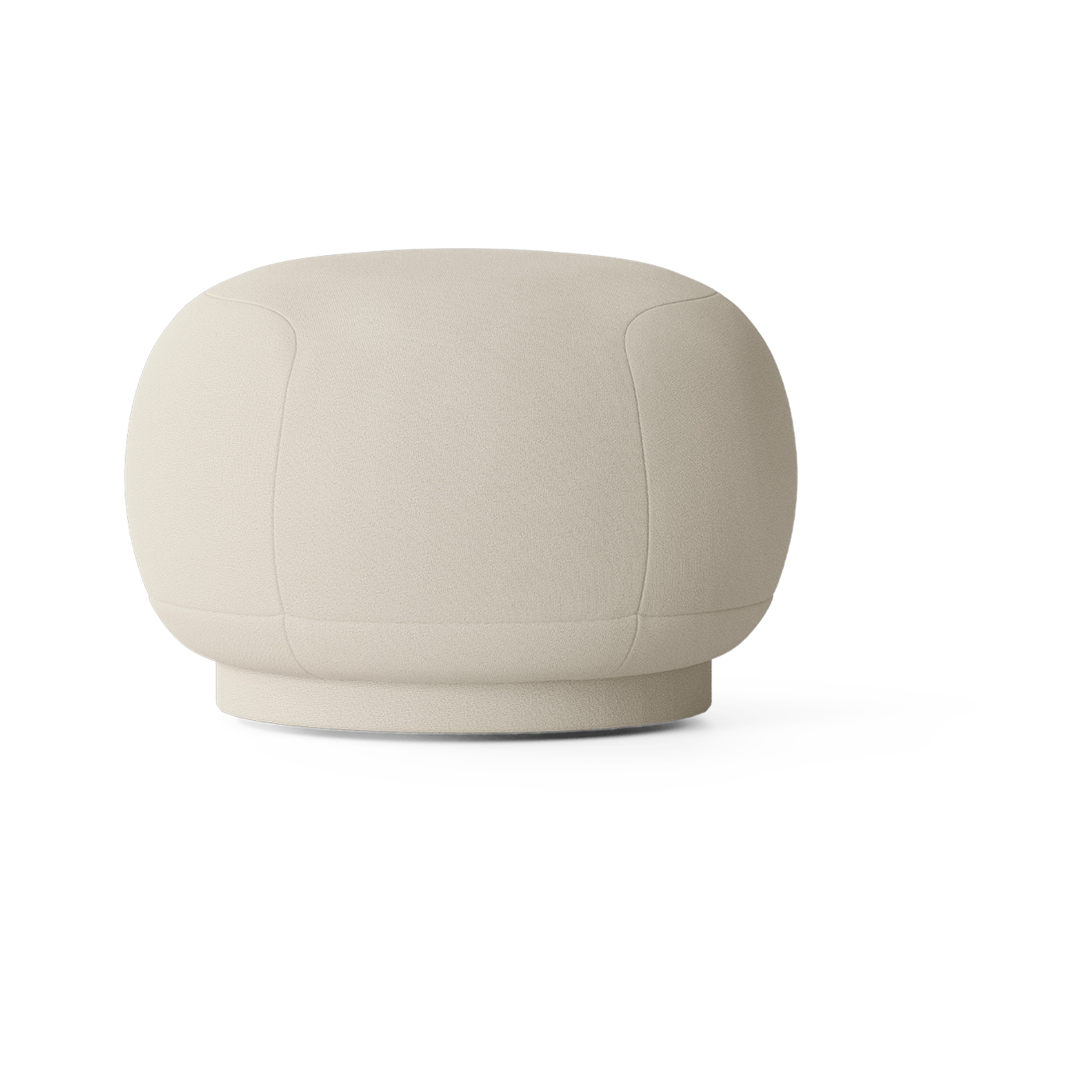 Pouf tonus off white 60 x 41 cm Rico - Ferm living