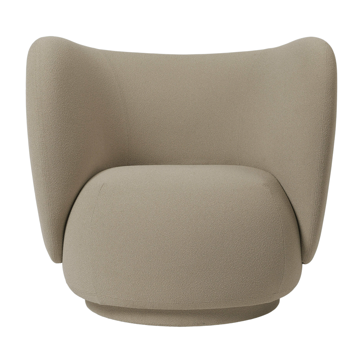 Fauteuil lounge grain cashmere Rico - Ferm living