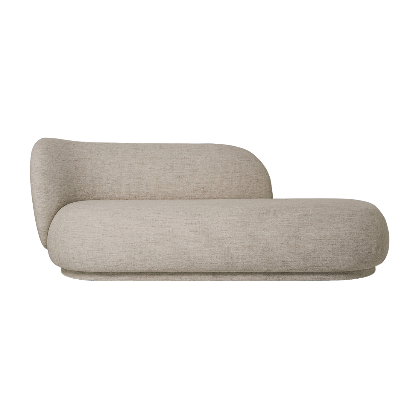 Sandfarbenes Boucle-Sofa 190 cm Rico Couch - Ferm living