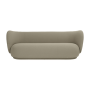 3-Sitzer-Sofa mit beiger Maserung 210 cm Rico -. Ferm living