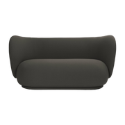 2-Sitzer-Sofa mit schokoladenbrauner Maserung 150 cm Rico - - Ferm living