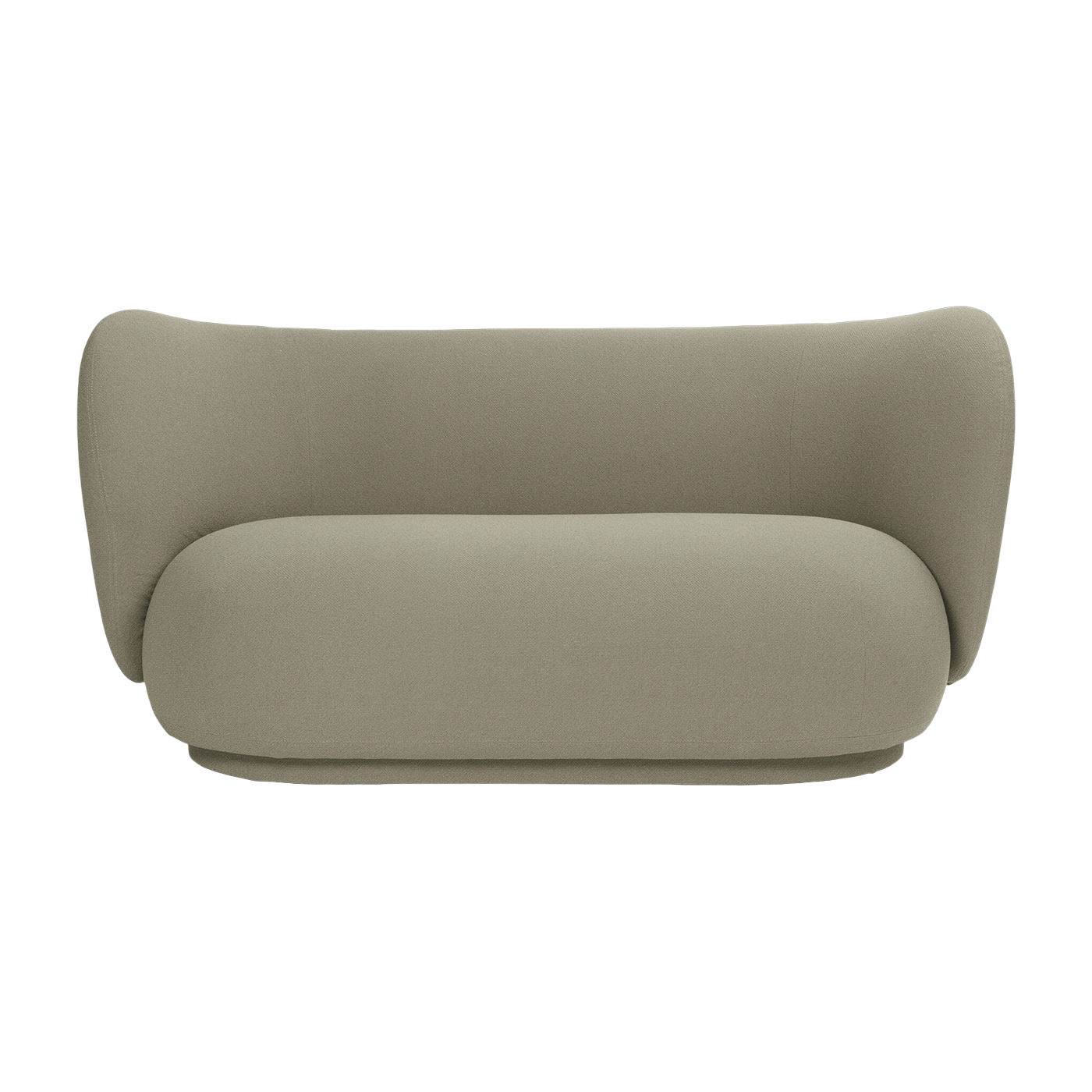 Zweisitzersofa mit beiger Maserung 150 cm Rico - - Ferm living