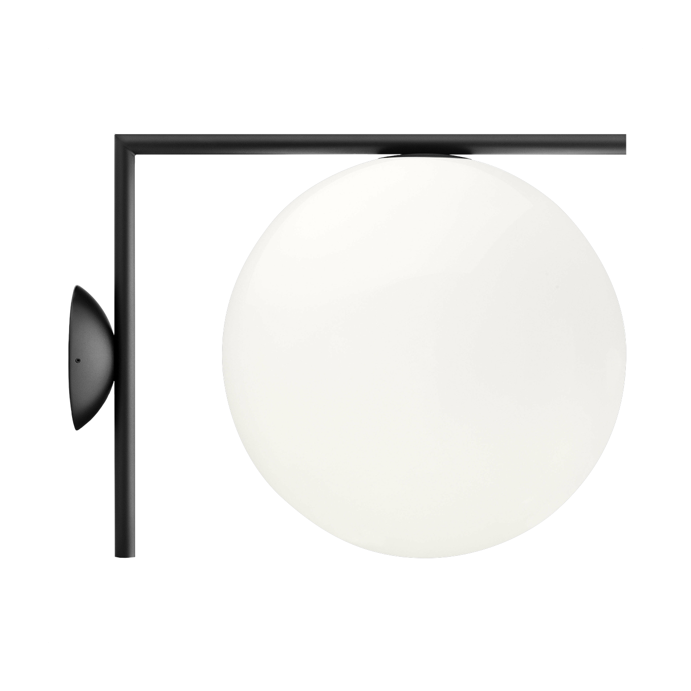 Applique design en acier noir 30 cm IC - Flos