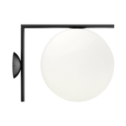 Lampada da parete design in acciaio nero 30 cm IC - Flos