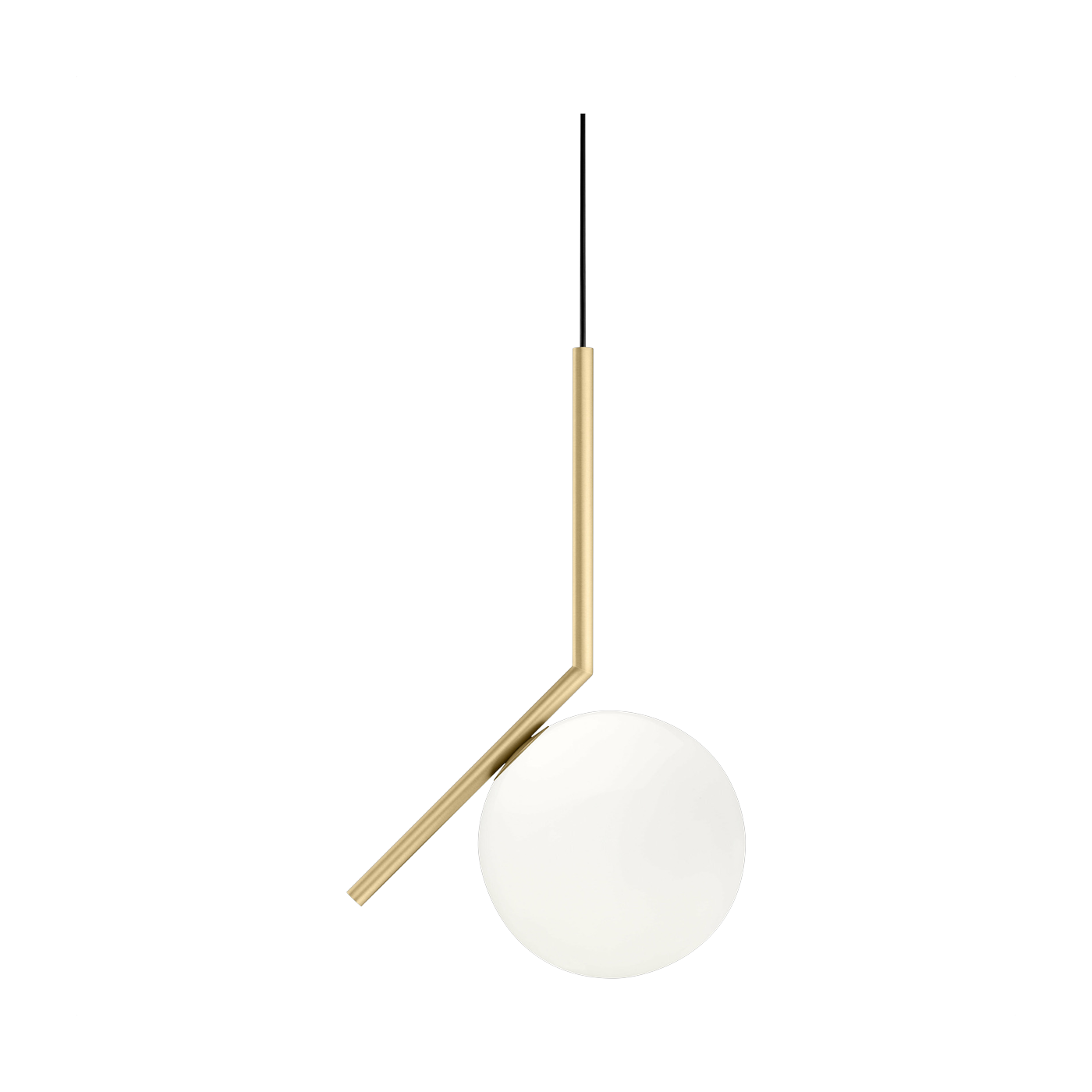 Lámpara colgante design en latón satinado 317 cm IC - Flos