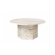 Coffee table ronde in white stone 80 cm Epic - Gubi