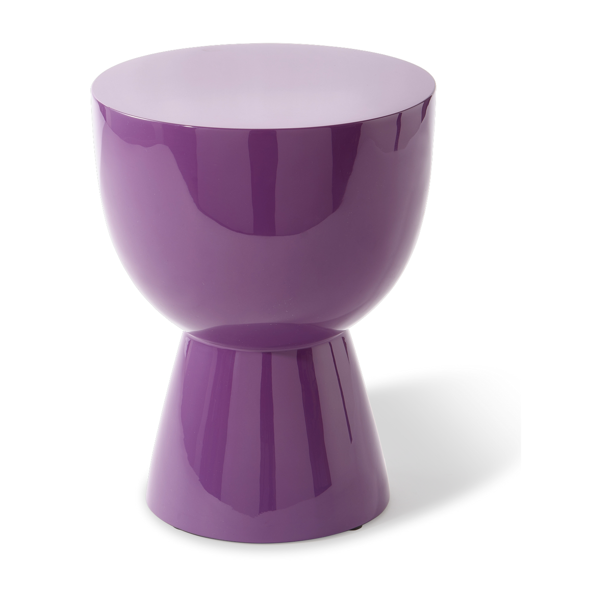 Mesa auxiliar lacada púrpura oscuro 46 cm Tip tap - Pols Potten