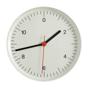Reloj de pared blanco 26 cm - HAY