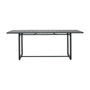 Helo rectangular black iron table - House Doctor