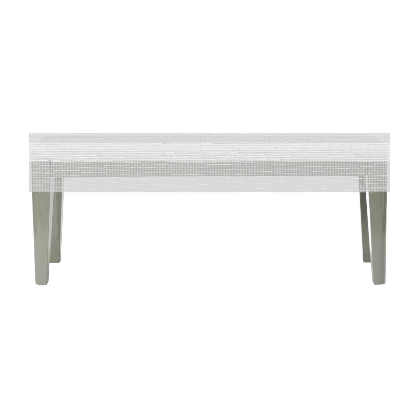 Banc en bois de manguier laqué gris 120 cm Molon - House Doctor