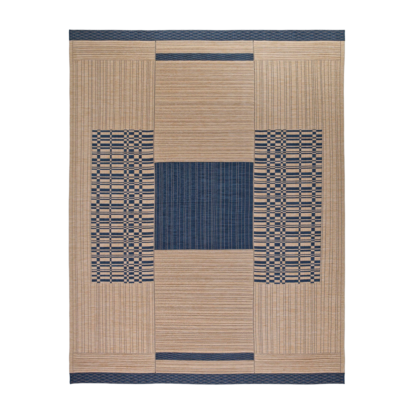 سجادة مستطيلة بنسج أزرق 300x230 سم Guna 03 - Gervasoni