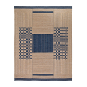 Rectangular rug in blue weave 300 x 230 cm Guna 03 - Gervasoni