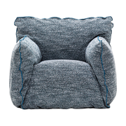 Poltrona in tessuto blu serpente Nuvola 05 - Gervasoni