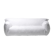 Weißes 3-Sitzer-Sofa aus Leinen Nuvola 12 -. Gervasoni