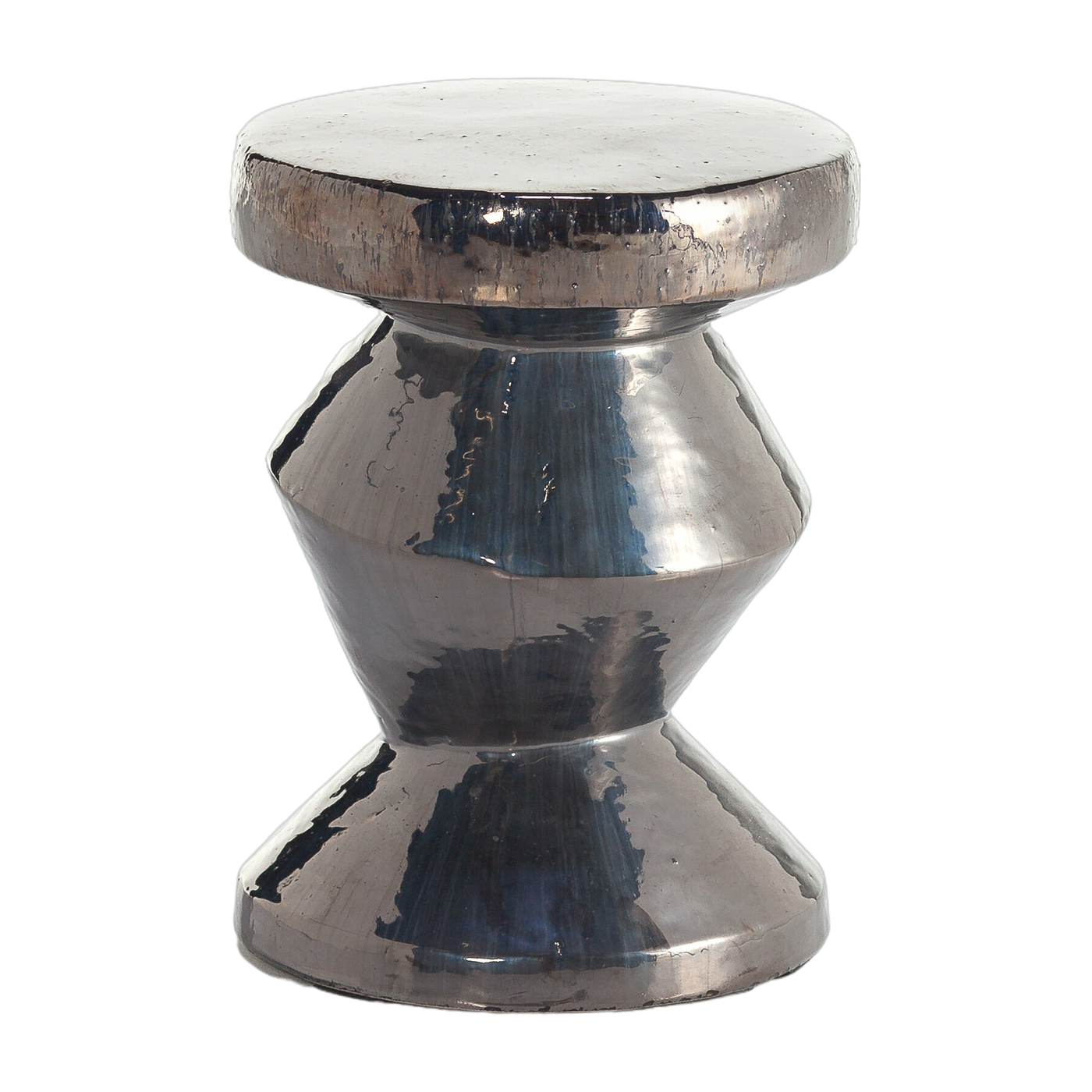Mesa pedestal de hormigón gris marengo 32 x 44 cm Inout 48 - Gervasoni